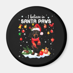 Dackel Niedlich Weihnachten Magnet