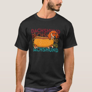 Dackel Niedlich Welpen Hund Hund Hunde Hunde T-Shirt