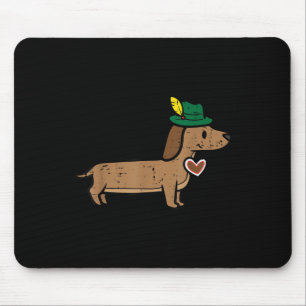 Dackel Niedlich Wurst Hund Deutsche Kinder Männer Mousepad