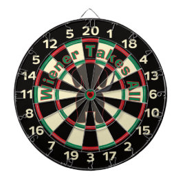 Dackel nimmt alle dartscheibe