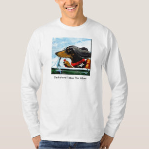 Dackel nimmt das Rad T-Shirt