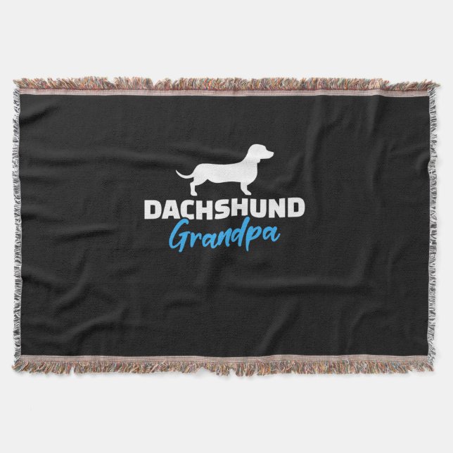 Dackel Opa Decke (Vorderseite)
