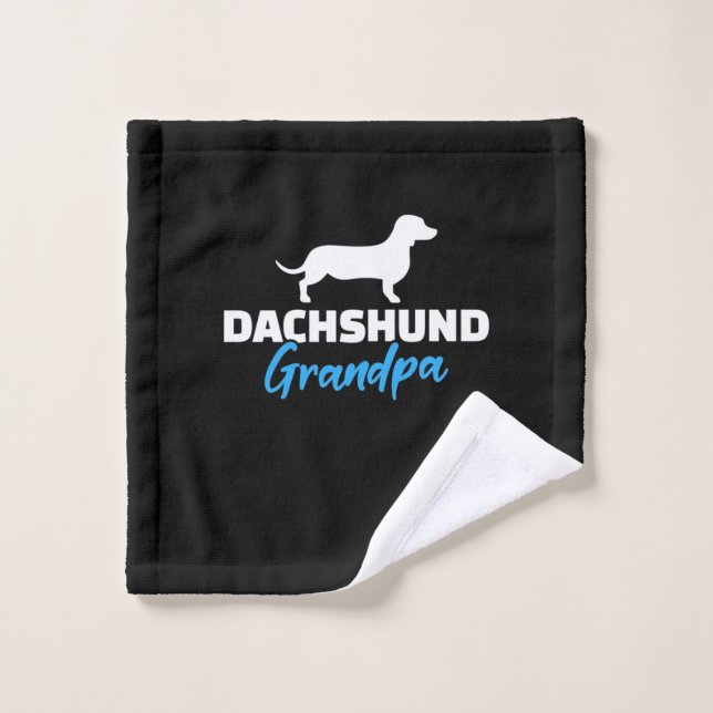 Dackel Opa Waschlappen (Waschlappen)