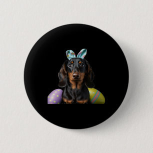 Dackel Osterfeiertag Frauen Button