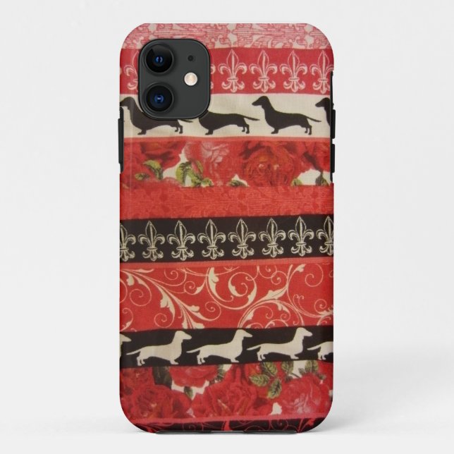 Dackel Parade Case-Mate iPhone Hülle (Rückseite)