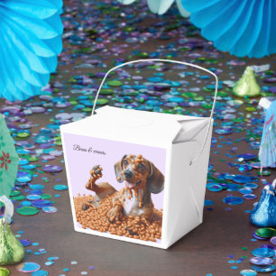 Dackel Party Geschenkschachtel
