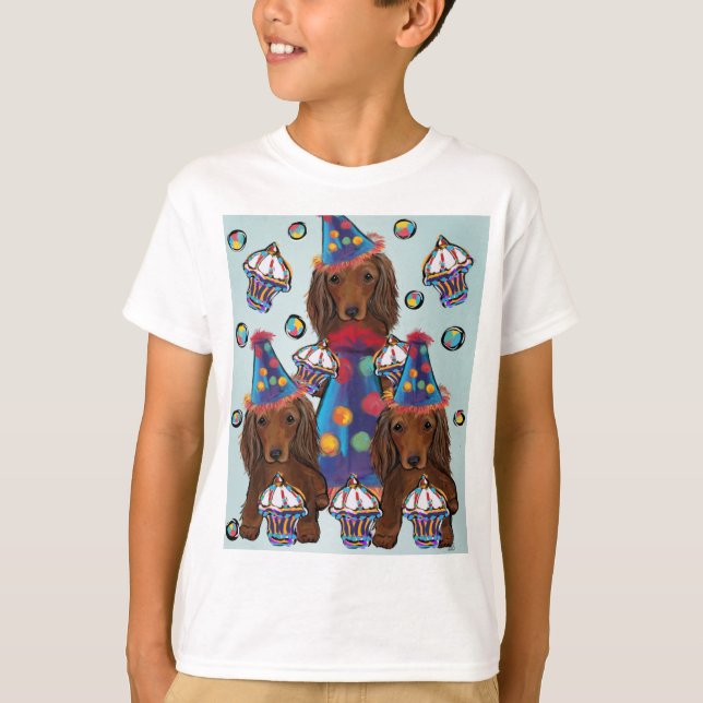 DACKEL PARTY T-Shirt (Vorderseite)