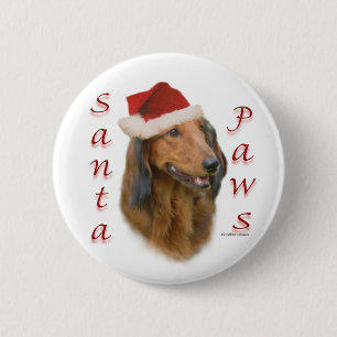 Dackel Paws - Langhaar Button
