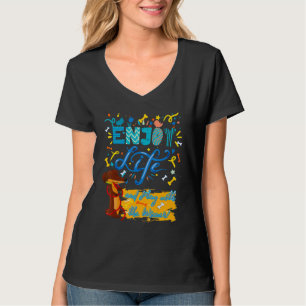 DACKEL PET FUNNY DACKEL DOG GENIESSEN LIFE POSITI T-Shirt