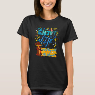 DACKEL PET FUNNY DACKEL DOG GENIESSEN LIFE POSITIV T-Shirt
