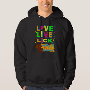 DACKEL PET FUNNY DACKEL DOG LIEBE LIVE KLICK HU HOODIE