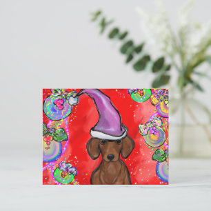 DACKEL POSTKARTE