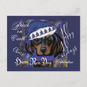 Dackel Postkarte