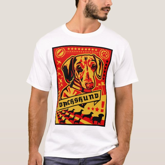Dackel-Propaganda T-Shirt (Vorderseite)