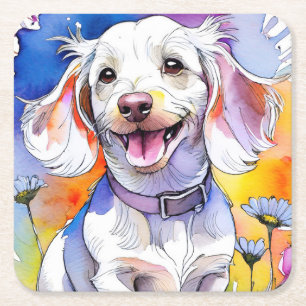 Dackel Puppy Dog Paper Untersetzer