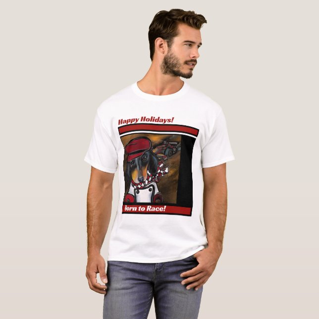 DACKEL RACER T-Shirt (Vorne ganz)