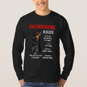 Dackel reguliert Spaß Besitzer Haustier I m Dog Sp T-Shirt