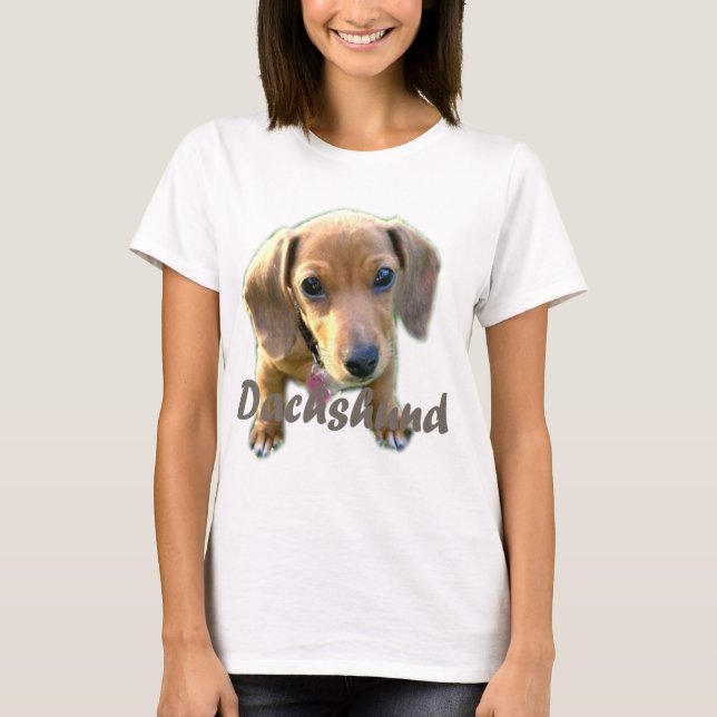 Dackel-Reihe T-Shirt (Vorderseite)