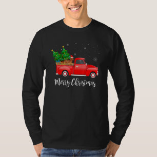 Dackel Reiten Truck Weihnachtsdekoration T-Shirt