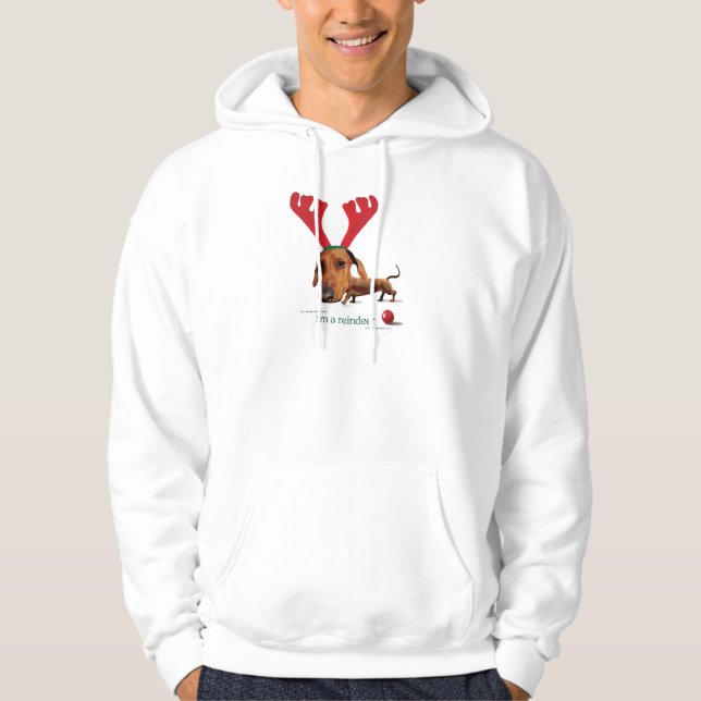 Dackel-Ren Hoodie (Vorderseite)