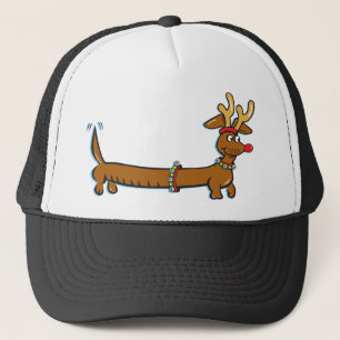 Dackel Rentier Truckerkappe