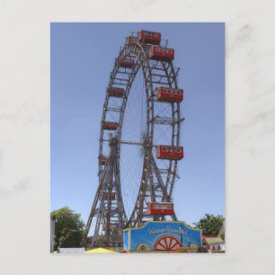 Dackel Riesenrad Postkarte