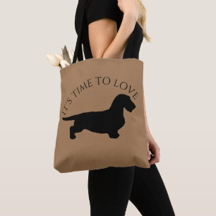 Dackel Rough Hair - Silhouette 1 Tasche