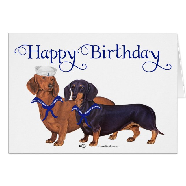 Dackel Sailers (Vorderseite (Horizontal))