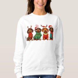 Dackel Santa Sweatshirt