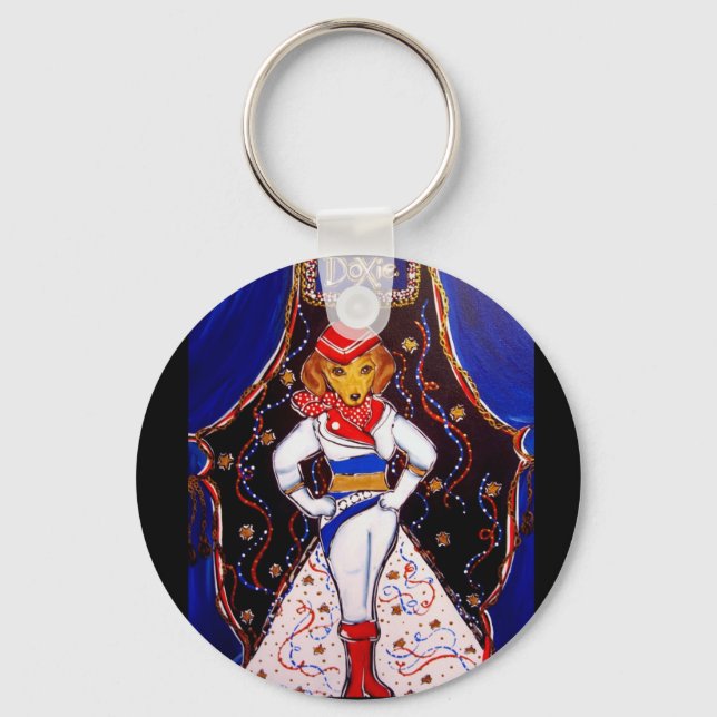 Dackel Schlüsselanhänger (Vorderseite)