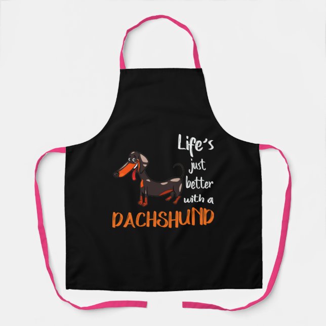 Dackel Schürze (Vorderseite)