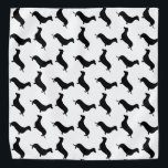 Dackel-schwarze Silhouette auf Weiß oder Halstuch<br><div class="desc">Dackel-schwarze Silhouette auf Weiß oder jedem möglichem Farbschwarzen umriß Silhouetten auf dem Weiß oder irgendeinem Farbhintergrund der Dackel mit kurzen Beinen,  geliebt durch seine Inhaber für sein feisty und kluges Temperament. Heraus gezüchtet zu den Dachsen des Frettchens und zu anderen Grundburrowers,  ist der kleine Hund nicht auf Persönlichkeit kurz</div>