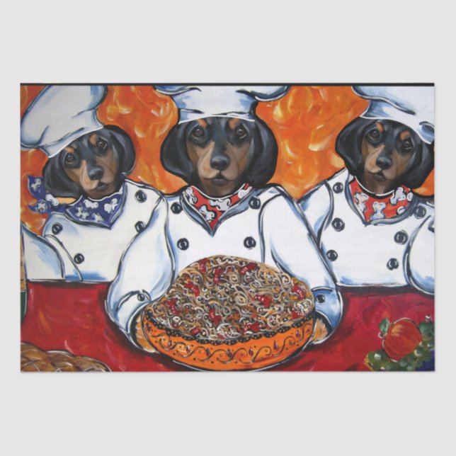 DACKEL SEIDENPAPIER (Vorderseite)