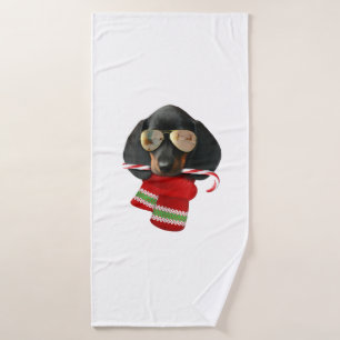Dackel Shirt Niedliche Weihnachtsgeschenke Hunde L Badehandtuch