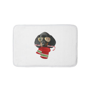 Dackel Shirt Niedliche Weihnachtsgeschenke Hunde L Badematte