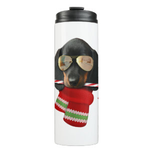 Dackel Shirt Niedliche Weihnachtsgeschenke Hunde L Thermosbecher