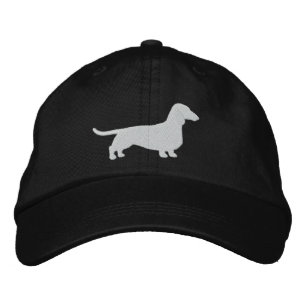 Dackel Silhouette Dackel Hund Katze Niedlich Bestickte Baseballkappe