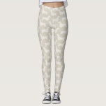 Dackel-Silhouette-Muster Leggings<br><div class="desc">Spaß-Leggings für Dackel-Hundeliebhaber</div>
