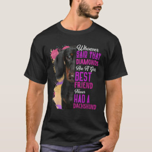 Dackel sind ein Girl bester Freund Hund Mama Mama  T-Shirt