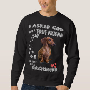 Dackel Sprichwort Mama Dackel Vater Würstchen Love Sweatshirt