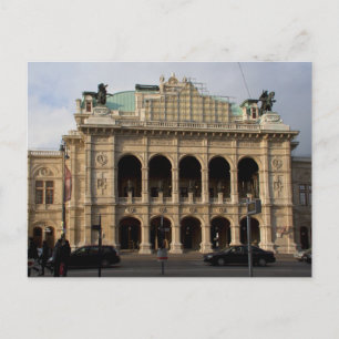 Dackel Staatsoper Postkarte