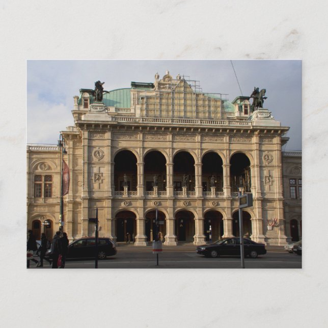 Dackel Staatsoper Postkarte (Vorderseite)