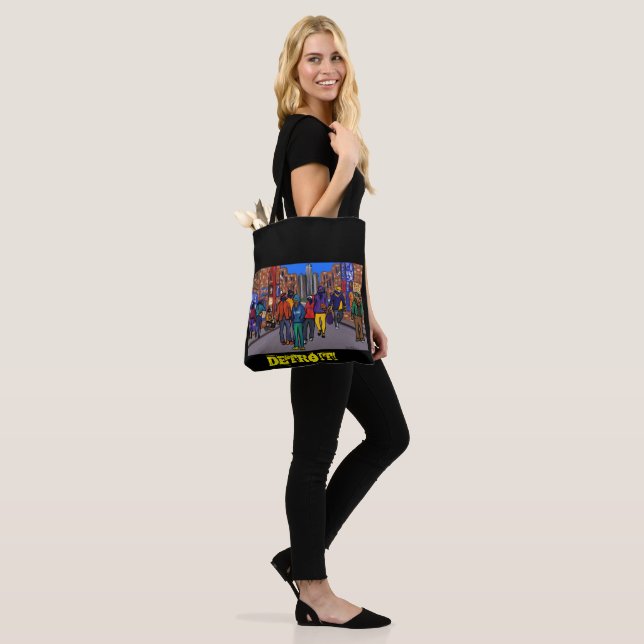 Dackel Stadt - DETROIT Tasche (Am Model)