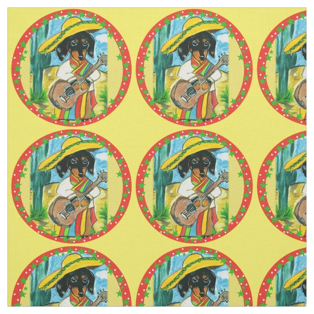 Dackel Stoff (Muster)