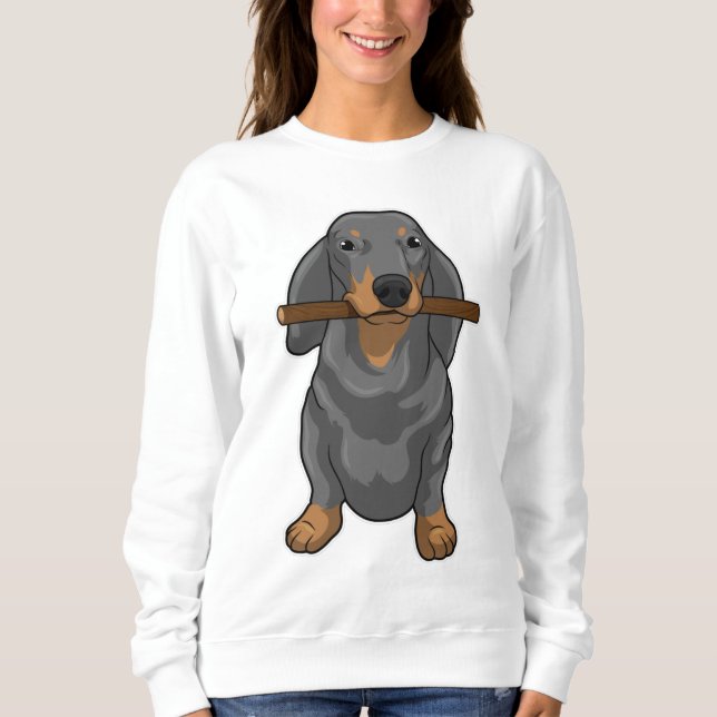 Dackel Sweatshirt (Vorderseite)