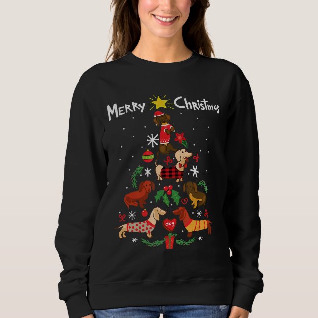 Dackel Sweatshirt (Vorderseite)