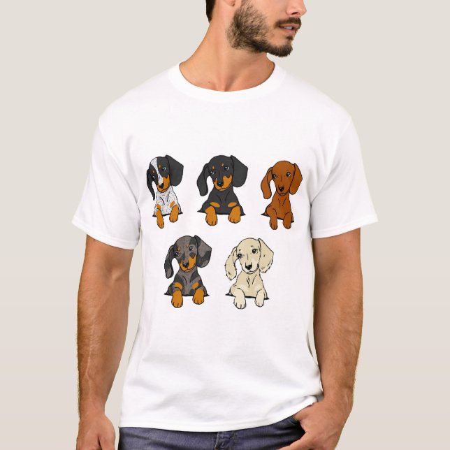 Dackel T-Shirt (Vorderseite)