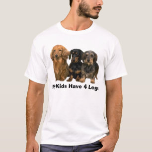 Dackel-T - Shirt meine Kinder haben 4 Beine