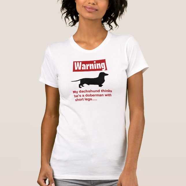 Dackel-T-Shirt T-Shirt (Vorderseite)