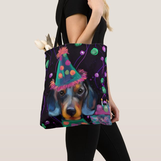 Dackel Tasche (Von Nahem)
